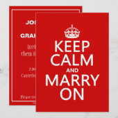 Kalm houden en Marry aan (alle kleuren) Kaart (Voorkant / Achterkant)