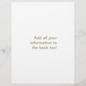 Kalm houden en massage halen flyer (Achterkant)