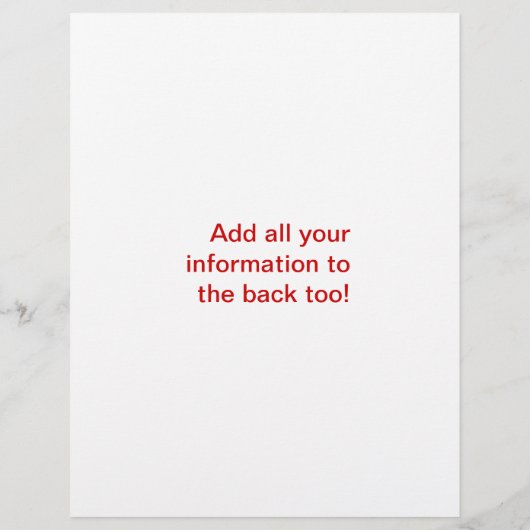 Kalm houden en massage halen flyer (Achterkant)