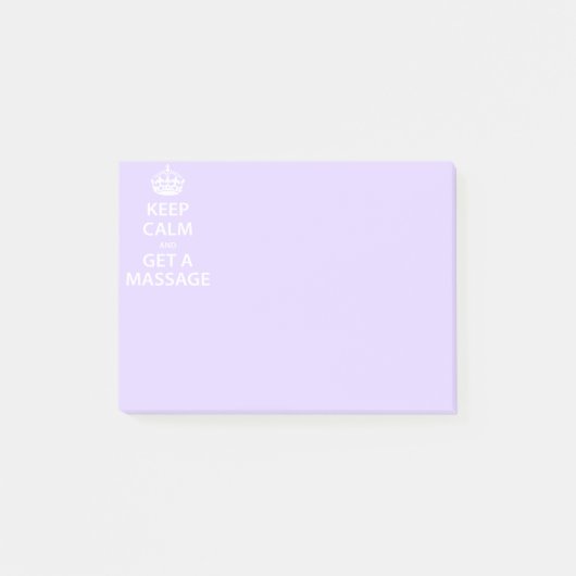 Kalm houden en massage halen post-it® notes (Voorkant)