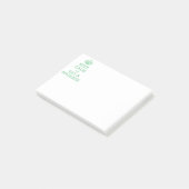 Kalm houden en massage halen post-it® notes (Schuin)