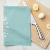 Kalm houden en me vasthouden theedoek (Quarter Fold)