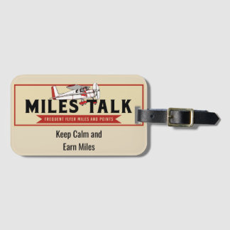 Kalm houden en melk verdienen bagagelabel