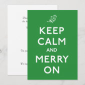 Kalm houden en Merk op Kaart (Voorkant / Achterkant)