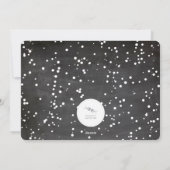 Kalm houden en Merry op Chalkboard Funny Holiday Feestdagenkaart (Achterkant)