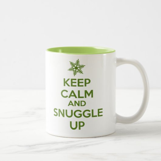 Kalm houden en Mok omhoog draaien (groen) (Rechts)