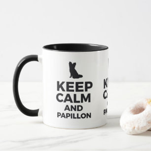 Kalm houden en Mok Papillon bewaren