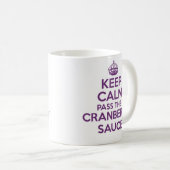 Kalm houden en mok uitvoeren - veenbes (Voorkant rechts)