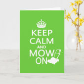 Kalm houden en Mow aan Kaart (Gele Bloem)