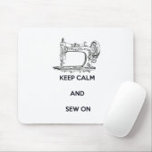 Kalm houden en naaien muismat (Met muis)