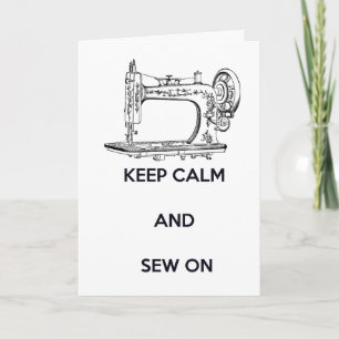 Kalm houden en naaien op zaterdag kaart