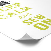 Kalm houden en naaien poster (Hoek)