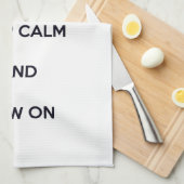 Kalm houden en naaien theedoek (Quarter Fold)