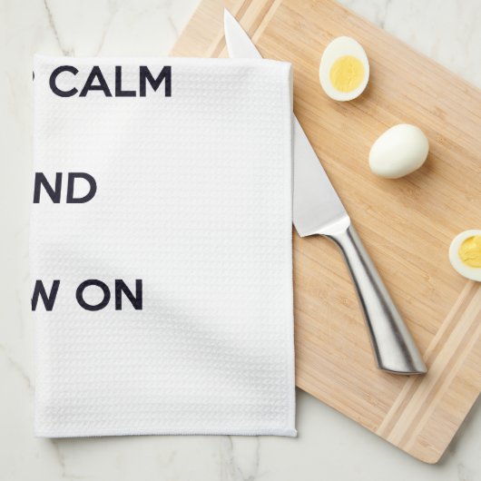 Kalm houden en naaien theedoek (Quarter Fold)