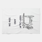 Kalm houden en naaien theedoek (Horizontaal)