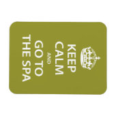 Kalm houden en naar de spa gaan magneet (Horizontaal)