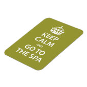 Kalm houden en naar de spa gaan magneet (Linkerzijde)