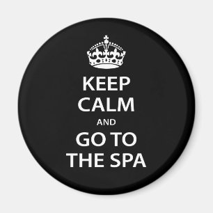 Kalm houden en naar de spa gaan magneet