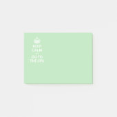 Kalm houden en naar de spa gaan post-it® notes (Voorkant)