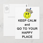 Kalm houden en naar je favoriete kroonhuis gaan briefkaart (Voorkant / Achterkant)