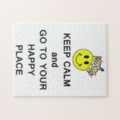 Kalm houden en naar je favoriete plek gaan legpuzzel (Horizontaal)