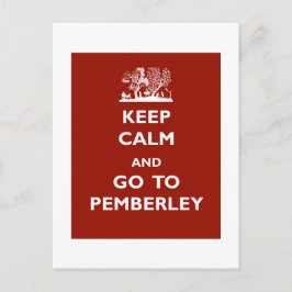 Kalm houden en naar Pemberley gaan Briefkaart