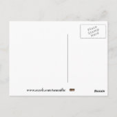 Kalm houden en niets om briefkaart (Achterkant)