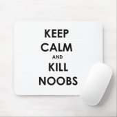 Kalm houden en Noobs doden Muismat (Met muis)