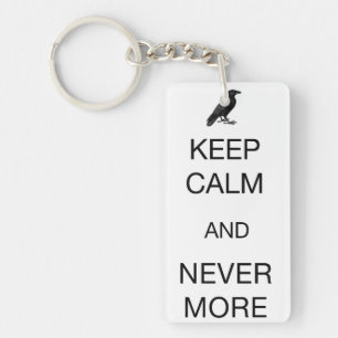 Kalm houden en nooit meer sleutelhanger