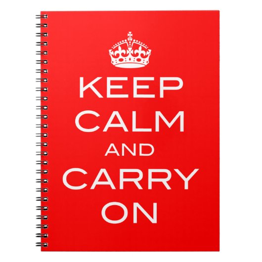 Kalm houden en Notitieboek uitvoeren - ELKE KLEUR (Voorkant)