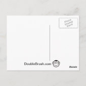 Kalm houden en Ooh ooe aah aah op aap afdrukken Briefkaart (Achterkant)