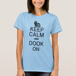 Kalm houden en ook sluiten op fret t-shirt