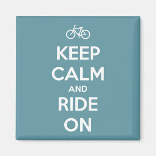 Kalm houden en op blauw gerijpt magneet