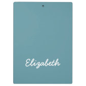 Kalm houden en op blauwmaat gerijpt klembord (Achterkant)