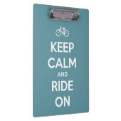 Kalm houden en op blauwmaat gerijpt klembord (Rechts)