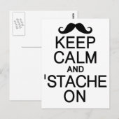 Kalm houden en op briefkaart staan, aanpassen (Voorkant / Achterkant)