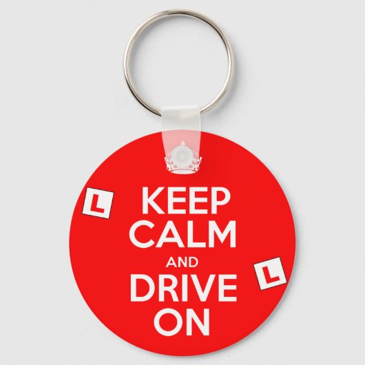 Kalm houden en op het Sleutelhanger van de leerlin (Voorkant)