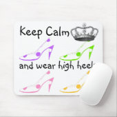 Kalm houden en op hoge hoogte doorgaan muismat (Met muis)