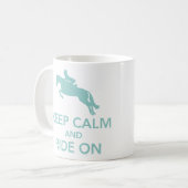 Kalm houden en op jumper Aqua Mok rijden (Voorkant links)