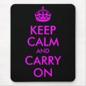 Kalm houden en op mousepad dragen muismat (Voorkant)