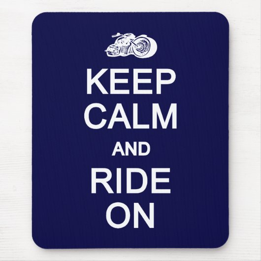 Kalm houden en op mousepad rijden muismat (Voorkant)