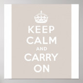 Kalm houden en op pad poster (Voorkant)