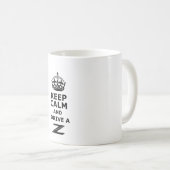 Kalm houden en op Z rijden Koffiemok (Voorkant rechts)