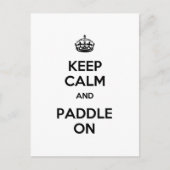 Kalm houden en opladen briefkaart (Voorkant)