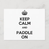 Kalm houden en opladen briefkaart (Voorkant)