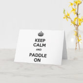 Kalm houden en opladen kaart (Gele Bloem)