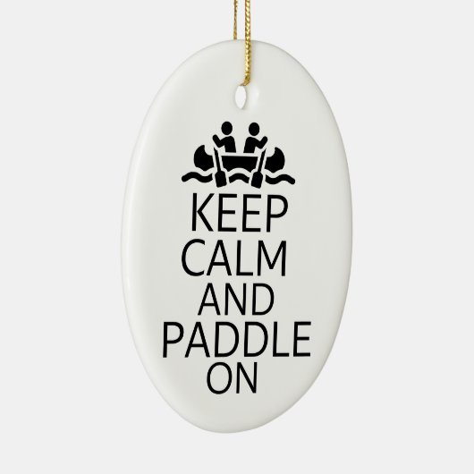 Kalm houden en opladen keramisch ornament (Rechts)