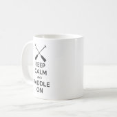 Kalm houden en opladen koffiemok (Voorkant links)