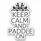 Kalm houden en opladen sticker (Voorkant)