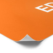 Kalm houden en opnieuw schrijven en bewerken poster (Hoek)